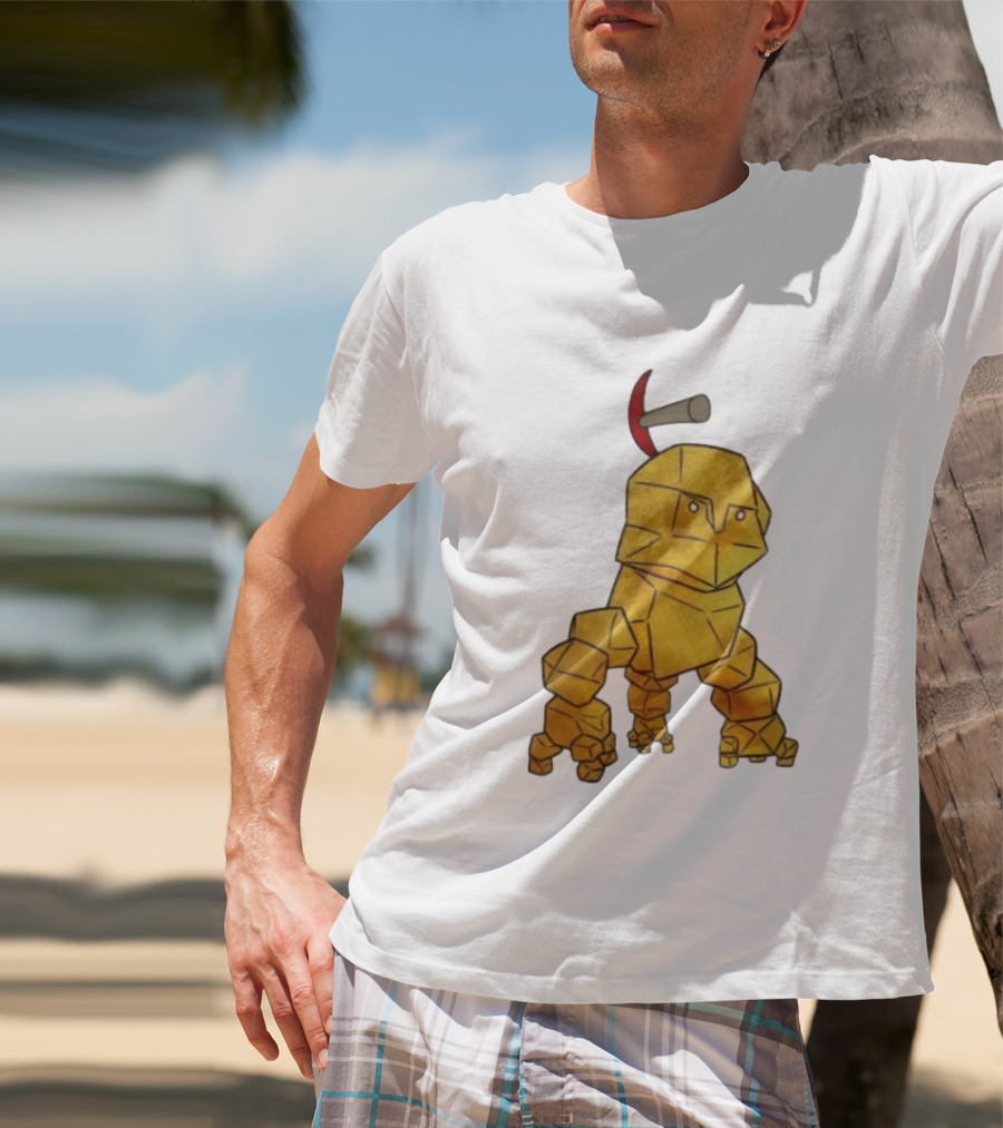 San Francisco 49ers Gold Rock Golem Miner Pickaxe T-Shirt