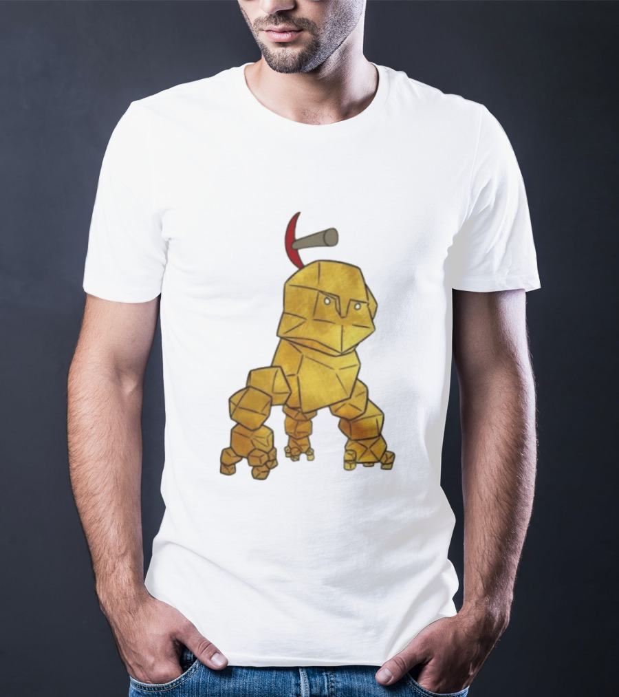 San Francisco 49ers Gold Rock Golem Miner Pickaxe T-Shirt
