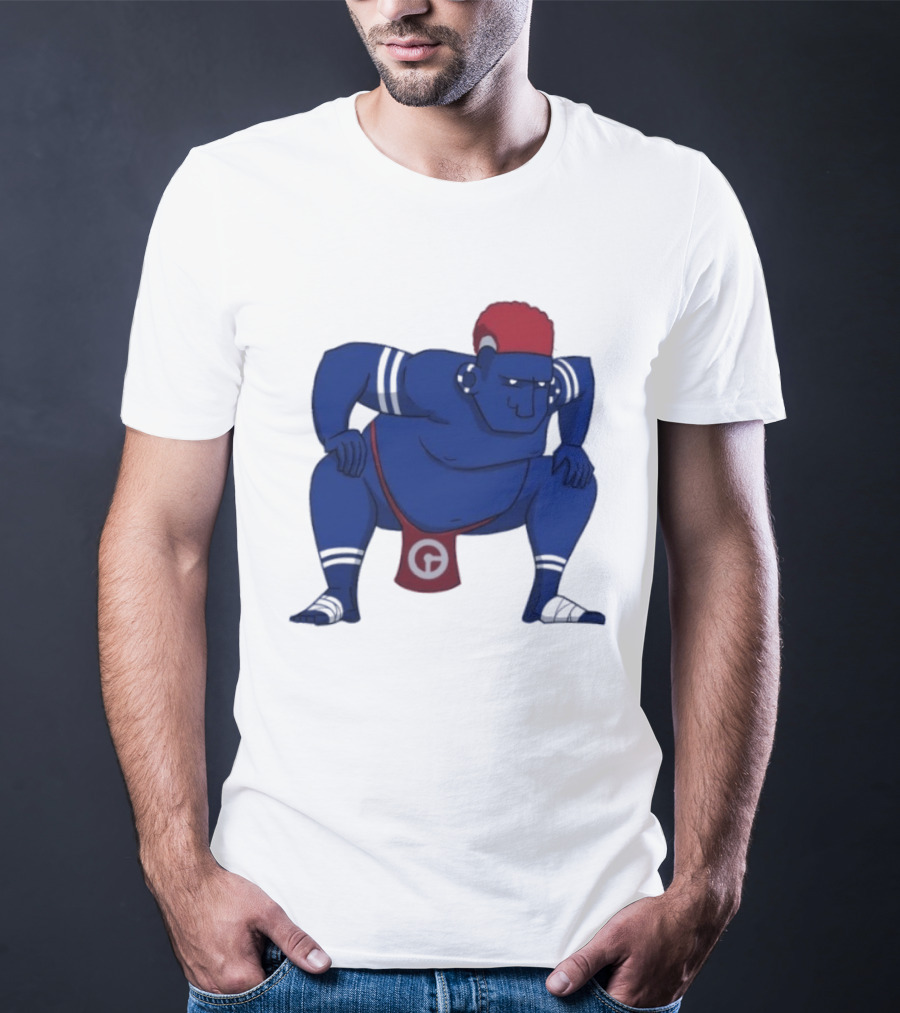 Hariyama Pokemon New York Giants Sumo Wrestler T-Shirt