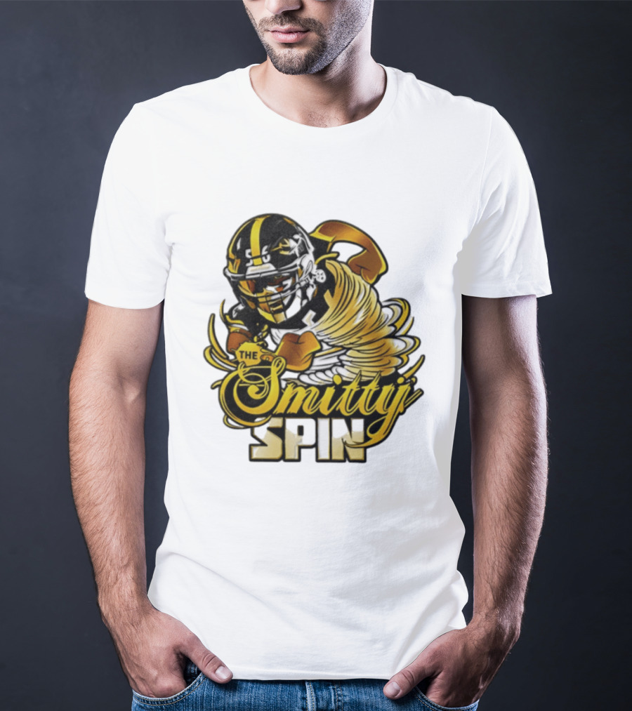 Smittyj Spin Alex Highsmith Pittsburgh Steelers Football T-Shirt