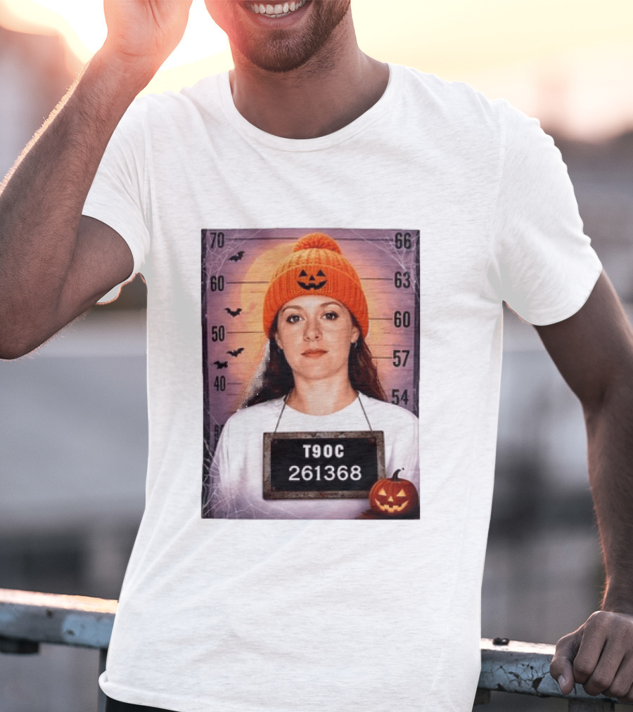 T90C Halloween Shot Pumpkin Hat 261368 T-Shirt
