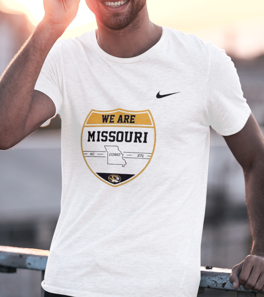 Missouri Tigers We Are KC COMO STL Shield Nike T-Shirt