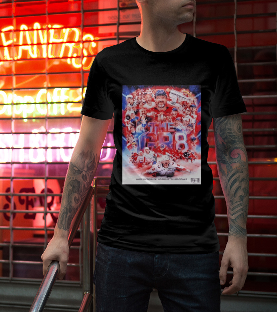 Alex Ovechkin The Gr8 Washington Capitals Open Ice Champions T-Shirt