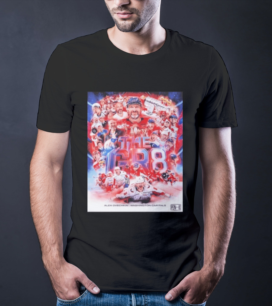 Alex Ovechkin The Gr8 Washington Capitals Open Ice Champions T-Shirt