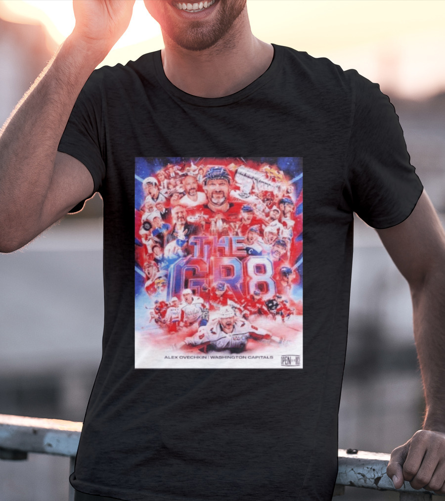 Alex Ovechkin The Gr8 Washington Capitals Open Ice Champions T-Shirt