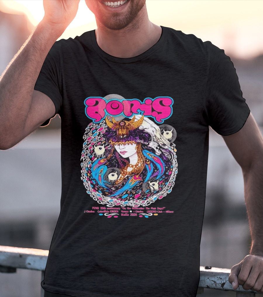 Boris Pink 20th Anniversary Do You Remember The Pink Days Tour 2026 Music Concert T-Shirt