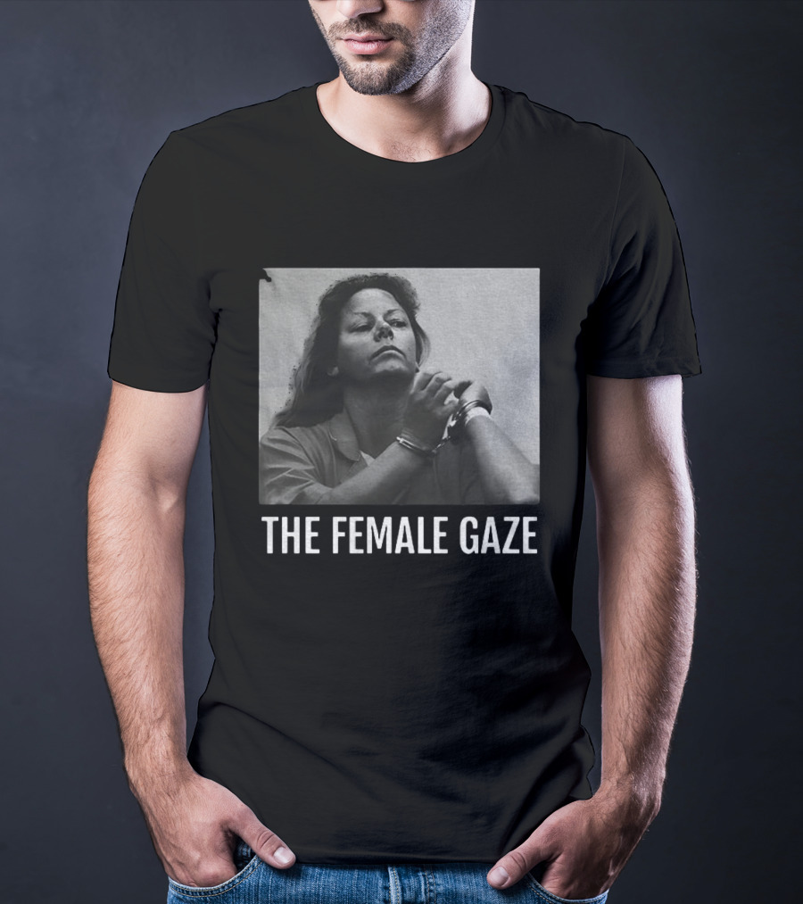 The Female Gaze Aileen Wuornos Handcuffed Monochrome T-Shirt