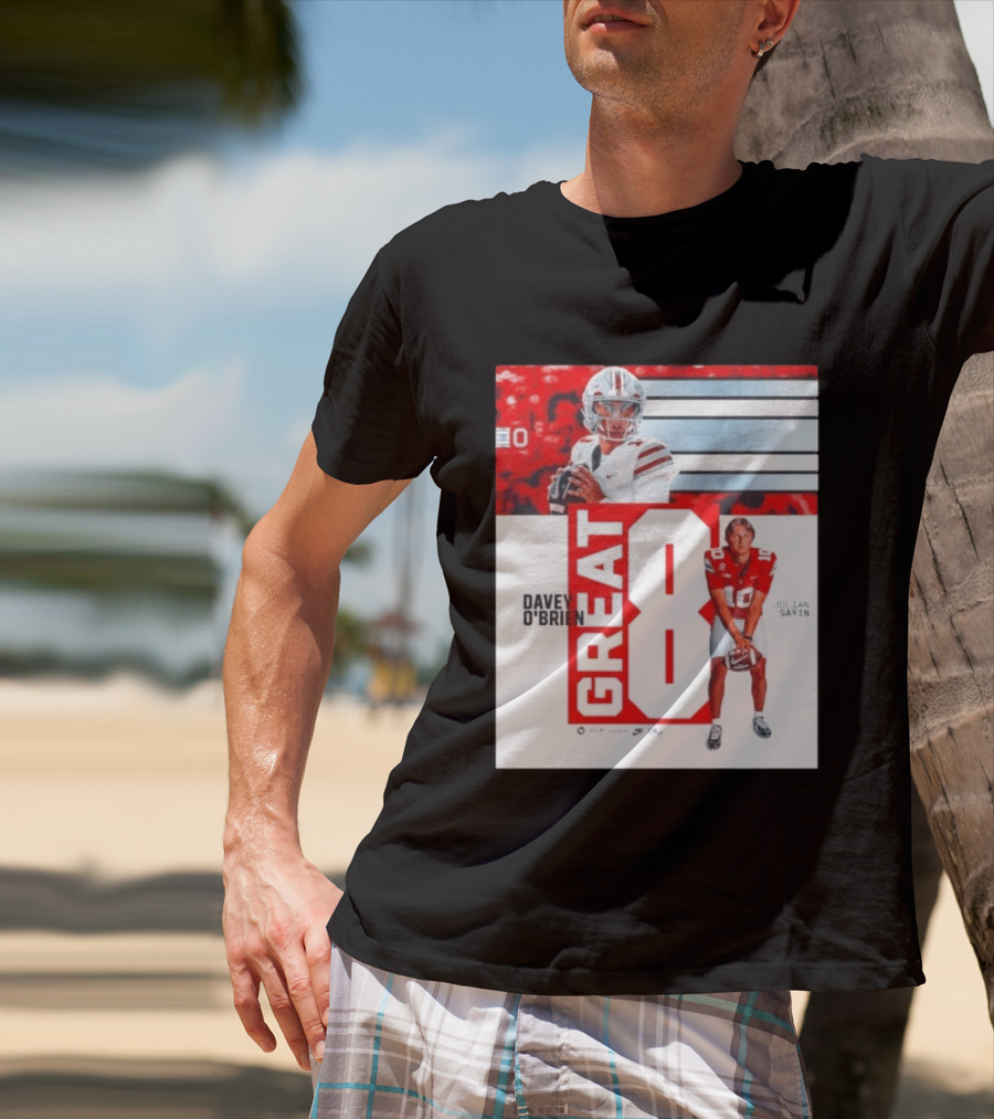 Ohio State Buckeyes Great 8 Julian Sayin Davey O'Brien Award T-Shirt