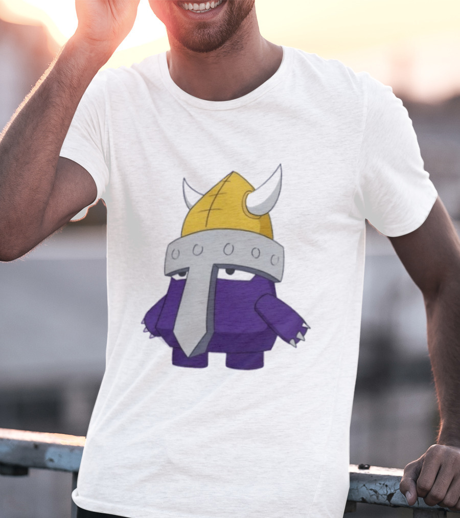 Minnesota Vikings Pokemon Mashup Viking Helmet T-Shirt