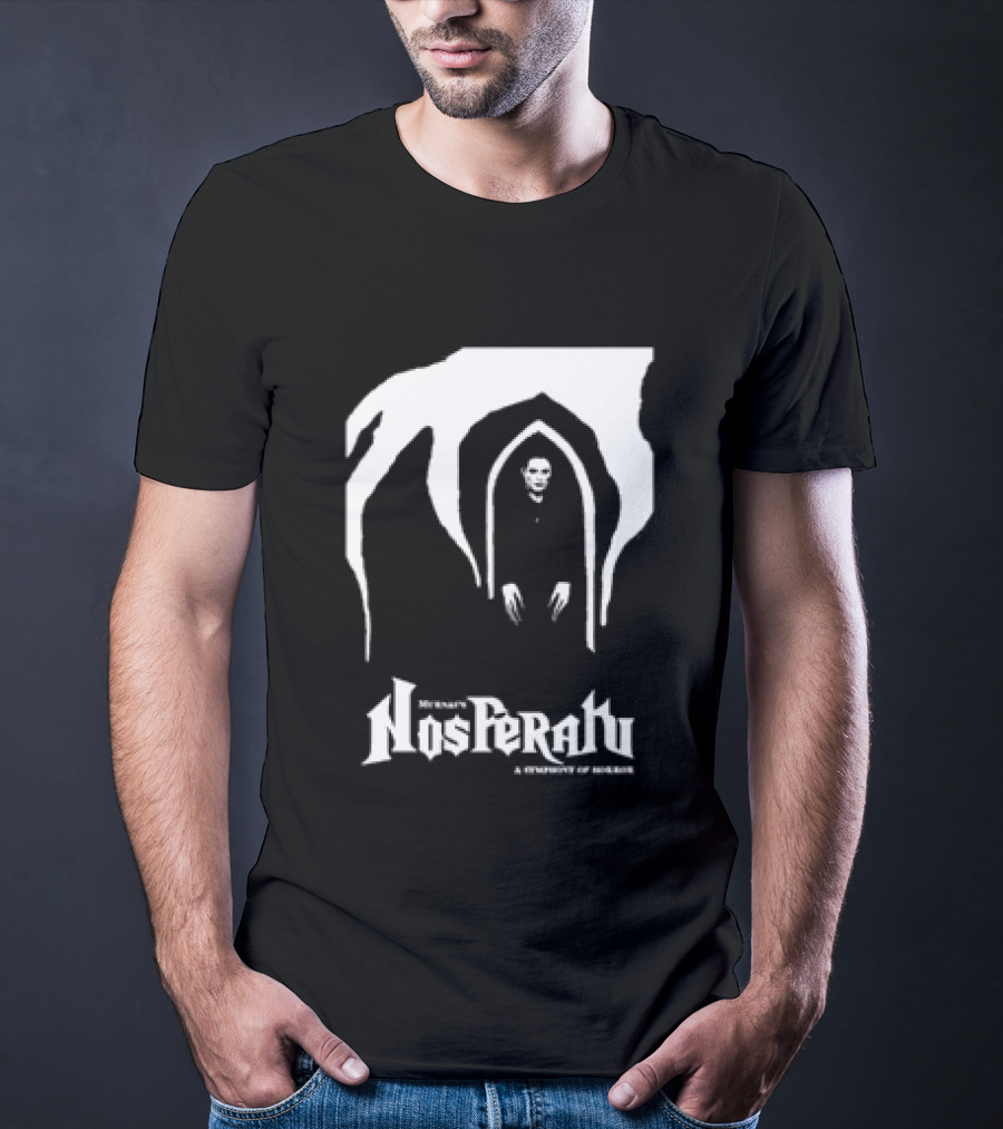 Nosferatu A Symphony Of Horror Murnau Classic Horror Film Archway T-Shirt