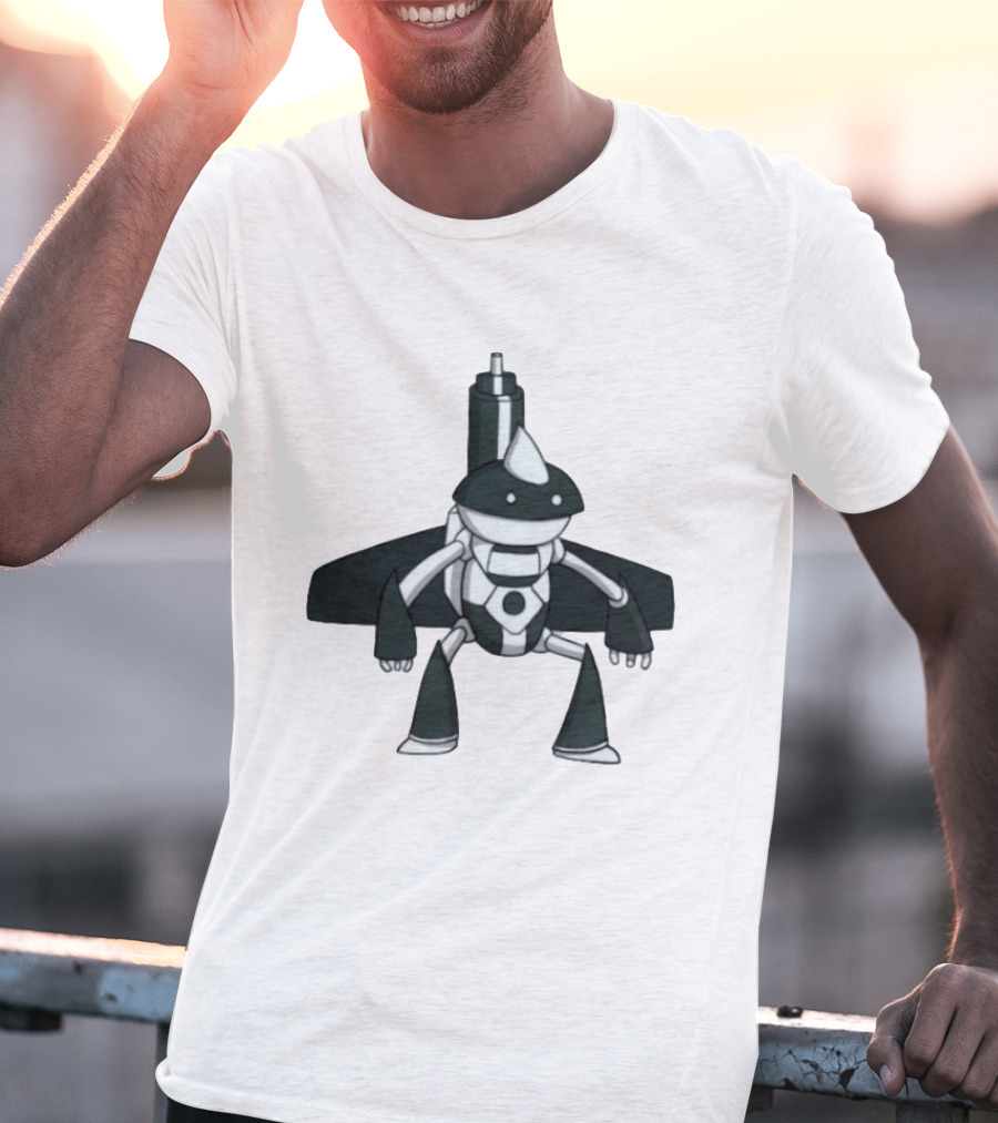 New York Jets Pokemon Robot Fusion T-Shirt