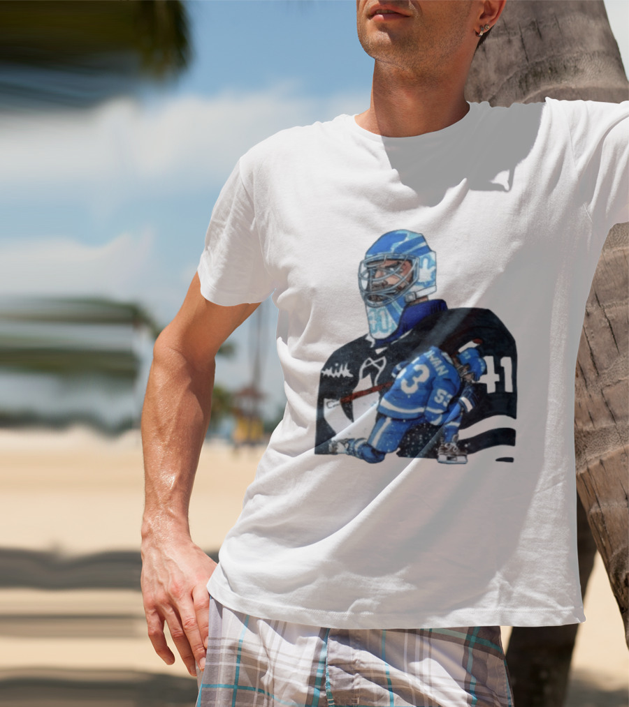 Cowan 53 Toronto Hockey Game 2 BrianBeLeafs Goalie Art 41 T-Shirt