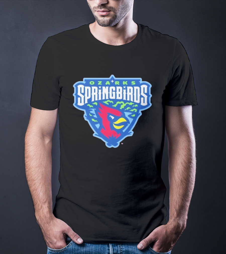 Ozarks Springbirds Baseball Cardinal Iconic Team T-Shirt