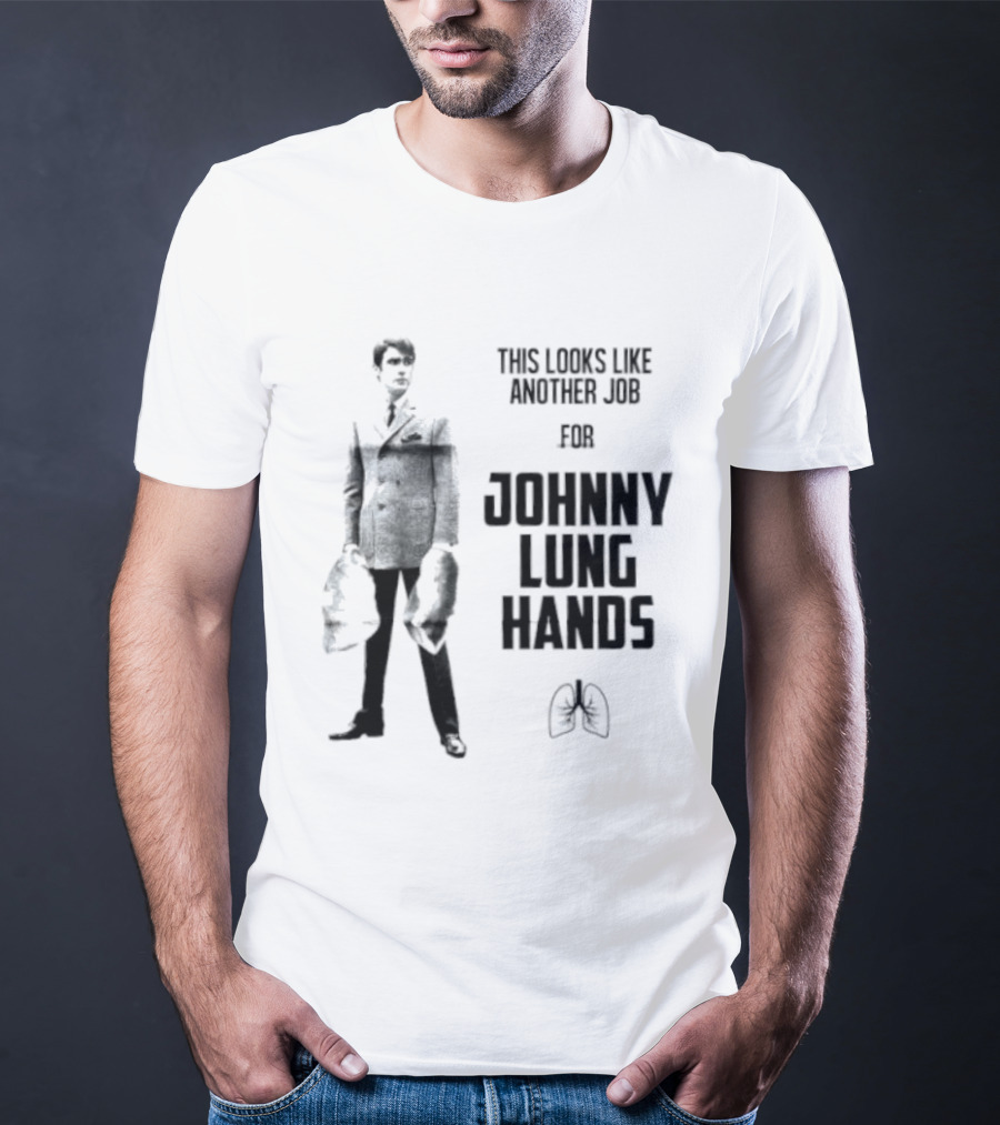 This Looks Like Another Job For Johnny Lung Hands Retro Noir T-Shirt