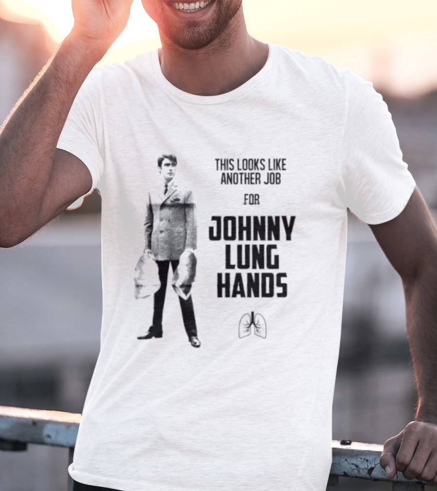 This Looks Like Another Job For Johnny Lung Hands Retro Noir T-Shirt