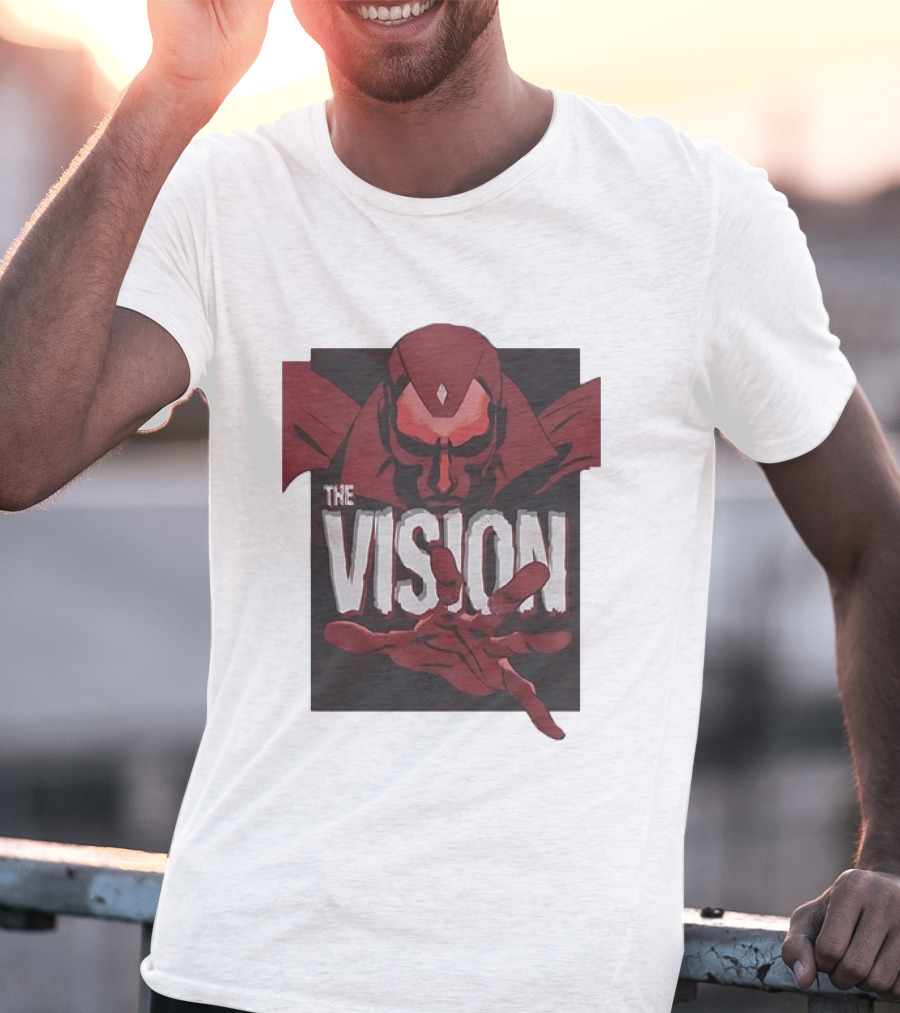 The Vision Marvel Superhero Avengers Comic T-Shirt