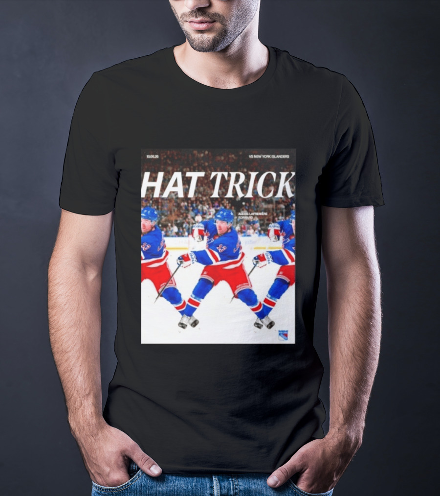 Alexis Lafrenière Hat Trick NY Rangers Vs New York Islanders 10.06.23 Forward T-Shirt