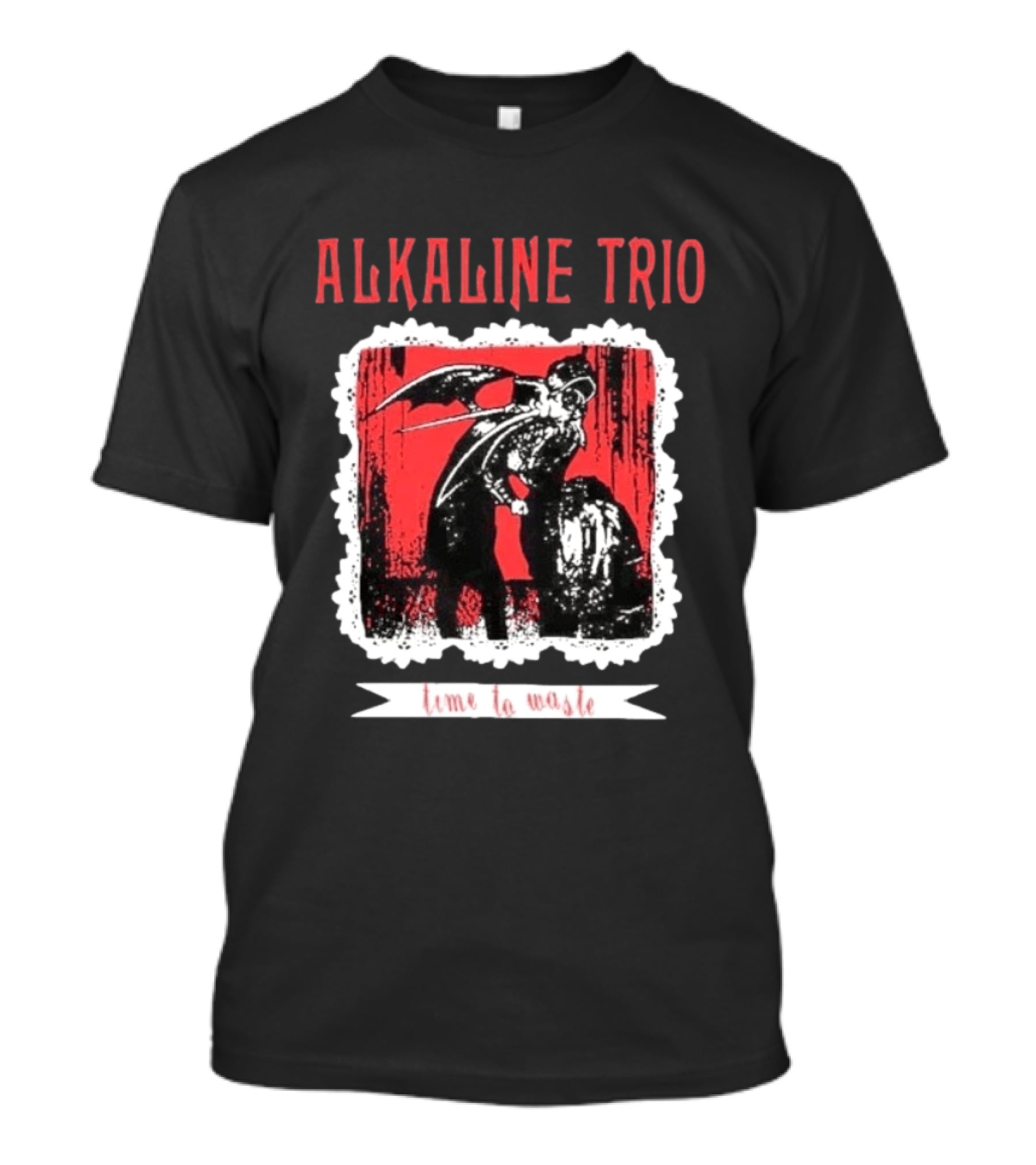 Alkaline Trio Time To Waste Punk Rock Band Album T-Shirt