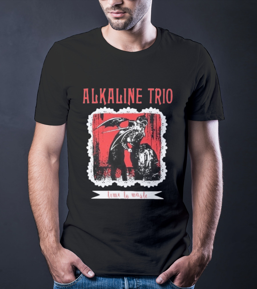 Alkaline Trio Time To Waste Punk Rock Band Album T-Shirt