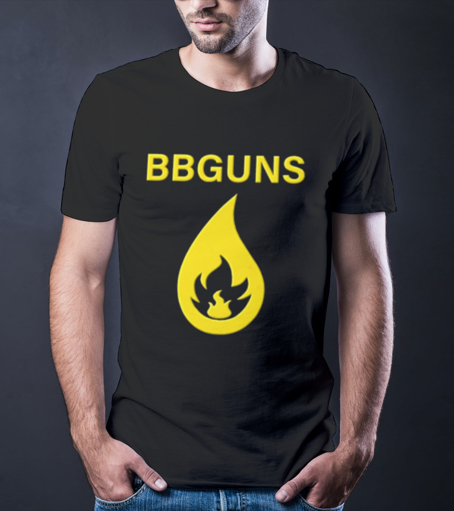 BBGUNS Yellow Flame T-Shirt