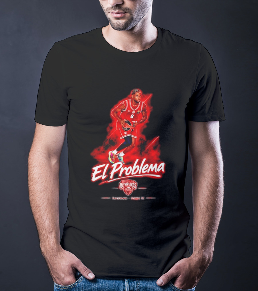 Nigel Williams Goss Olympiakos Euroleague El Problema Basketball 8 T-Shirt