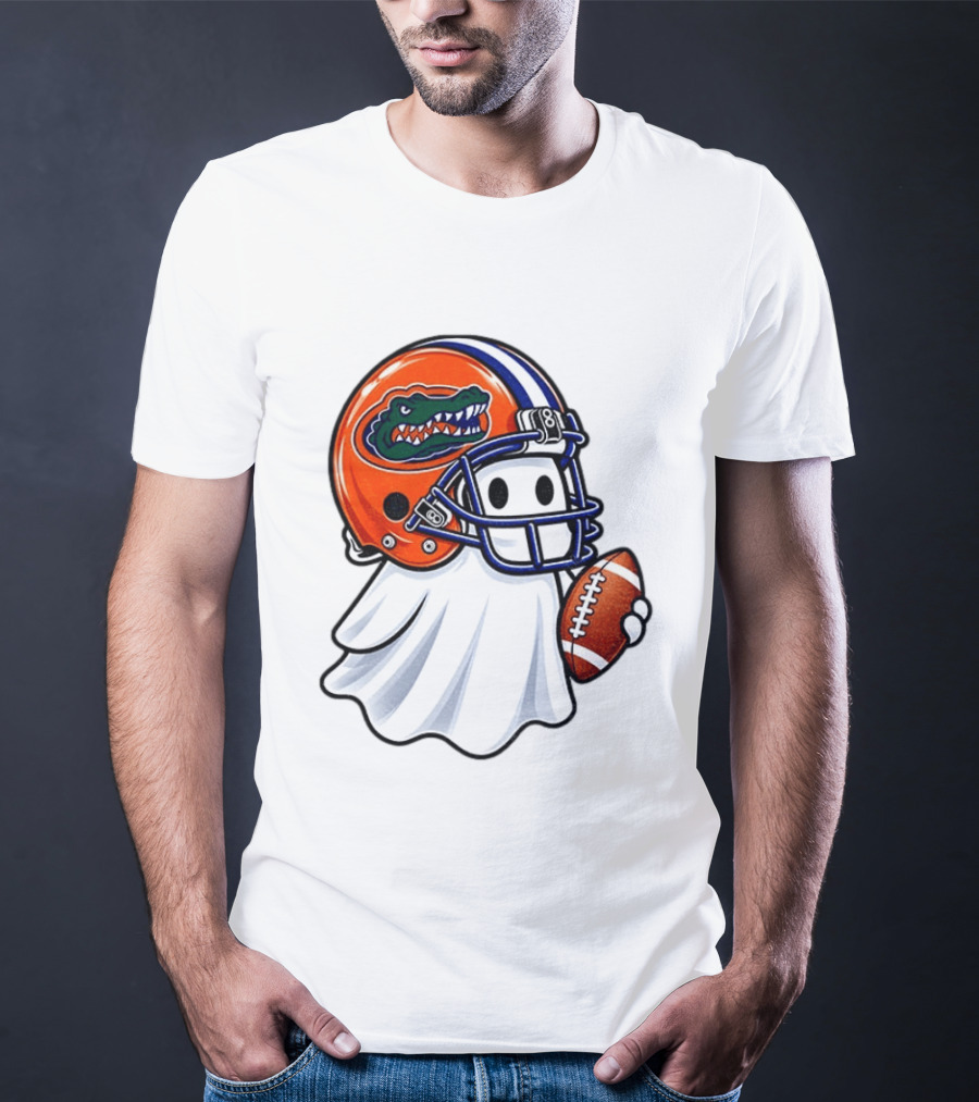 Florida Gators Football Ghost Halloween Fan Gear T-Shirt
