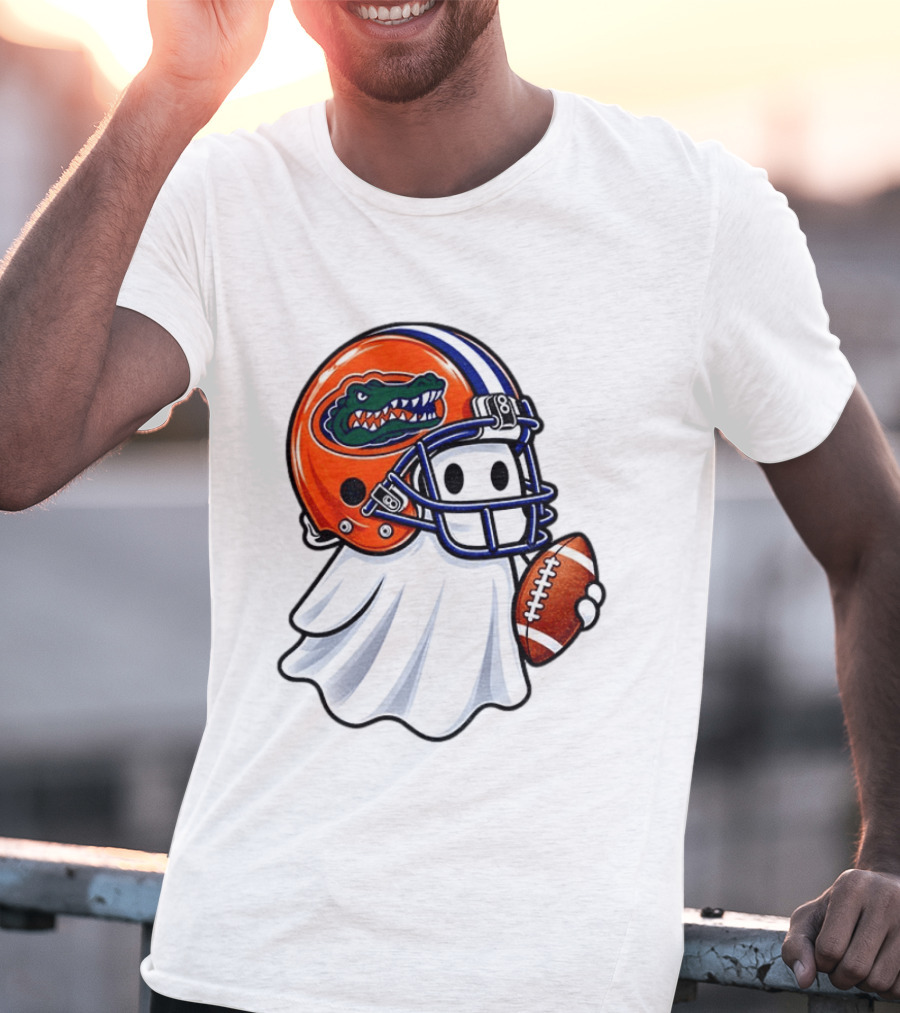 Florida Gators Football Ghost Halloween Fan Gear T-Shirt