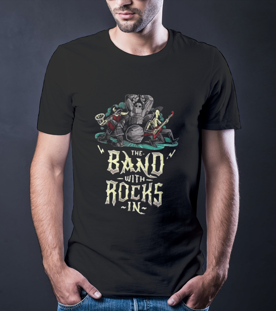 The Band With Rocks In Fantasy Concert Trio T-Shirt
