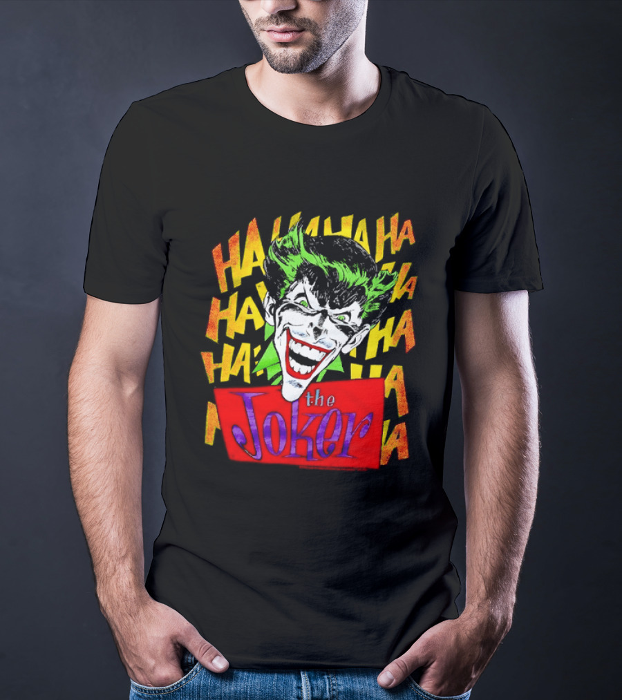 The Joker Ha Ha Ha Comic Laughing Face T-Shirt