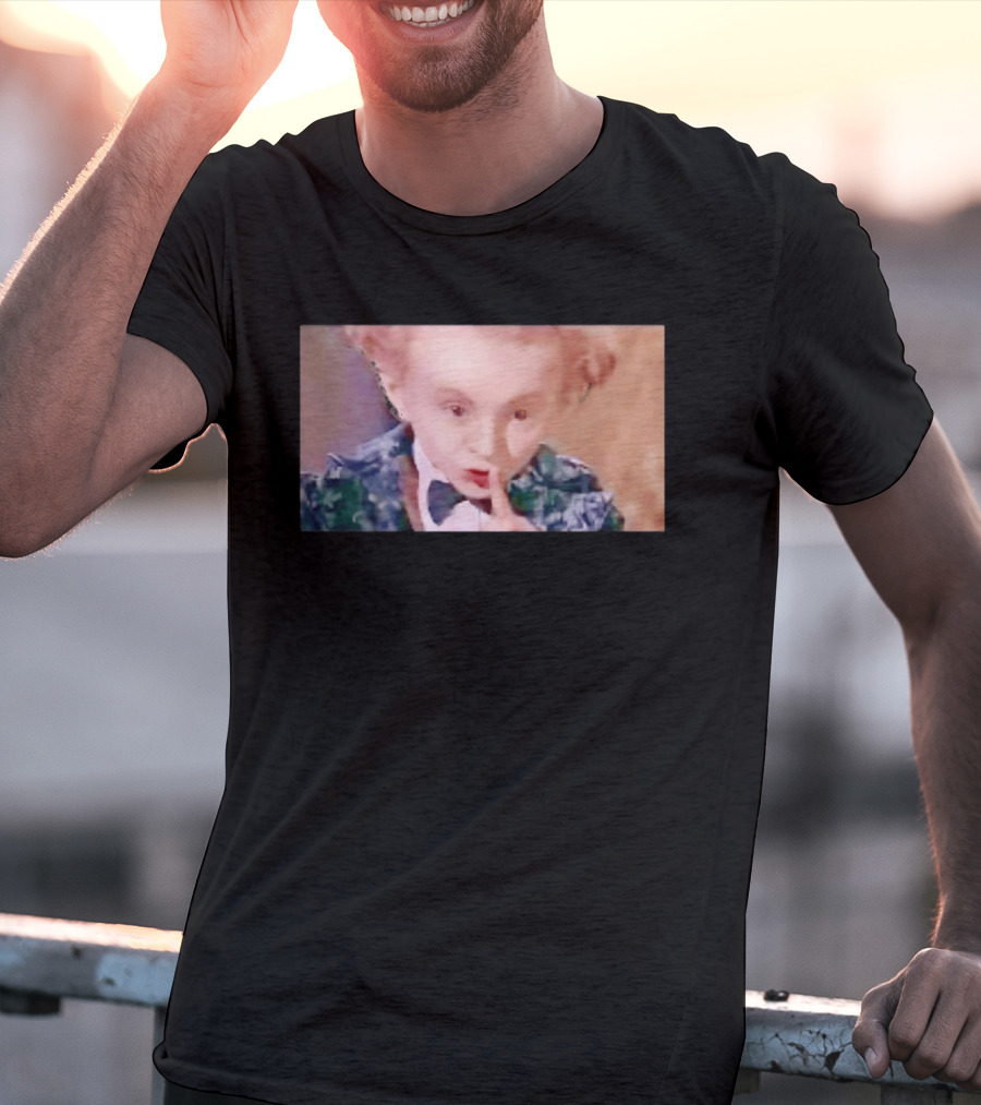 Alice In Wonderland Mad Hatter Mischievous Shh Gesture T-Shirt