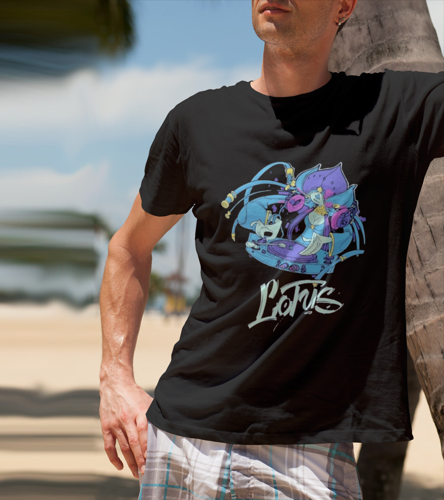 Lotus DJ Warframe Sci Fi Gaming T-Shirt