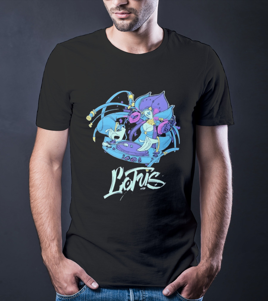 Lotus DJ Warframe Sci Fi Gaming T-Shirt