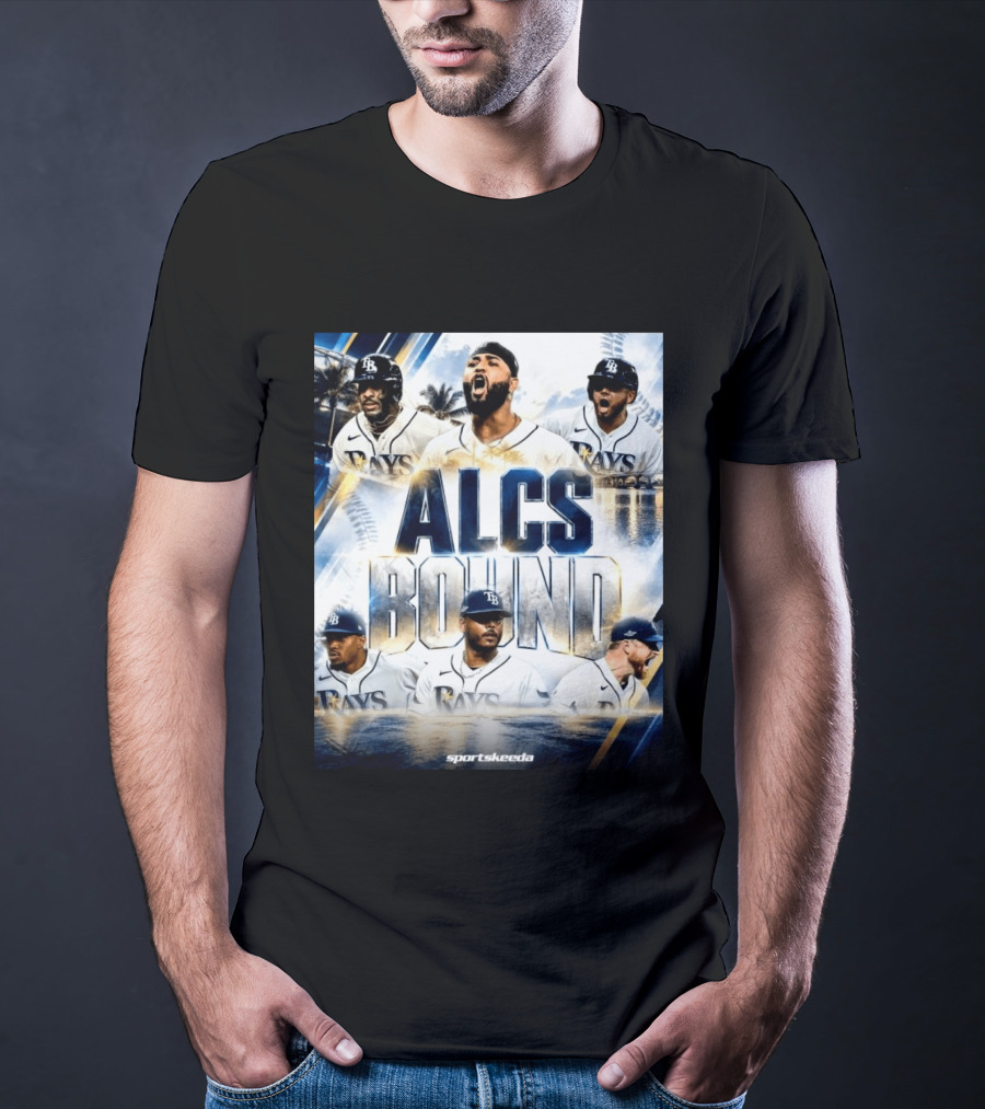 Tampa Bay Rays ALCS Bound Third Time Franchise History T-Shirt