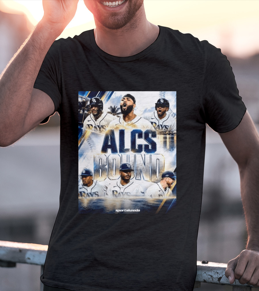 Tampa Bay Rays ALCS Bound Third Time Franchise History T-Shirt