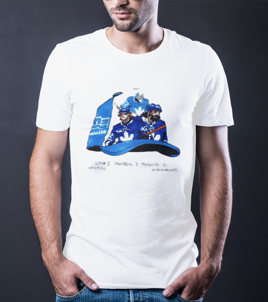 Montreal Vs Toronto Game 1 Hockey NHL New Era T-Shirt