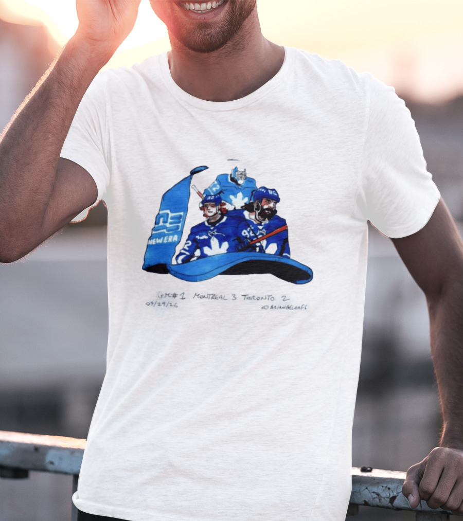 Montreal Vs Toronto Game 1 Hockey NHL New Era T-Shirt