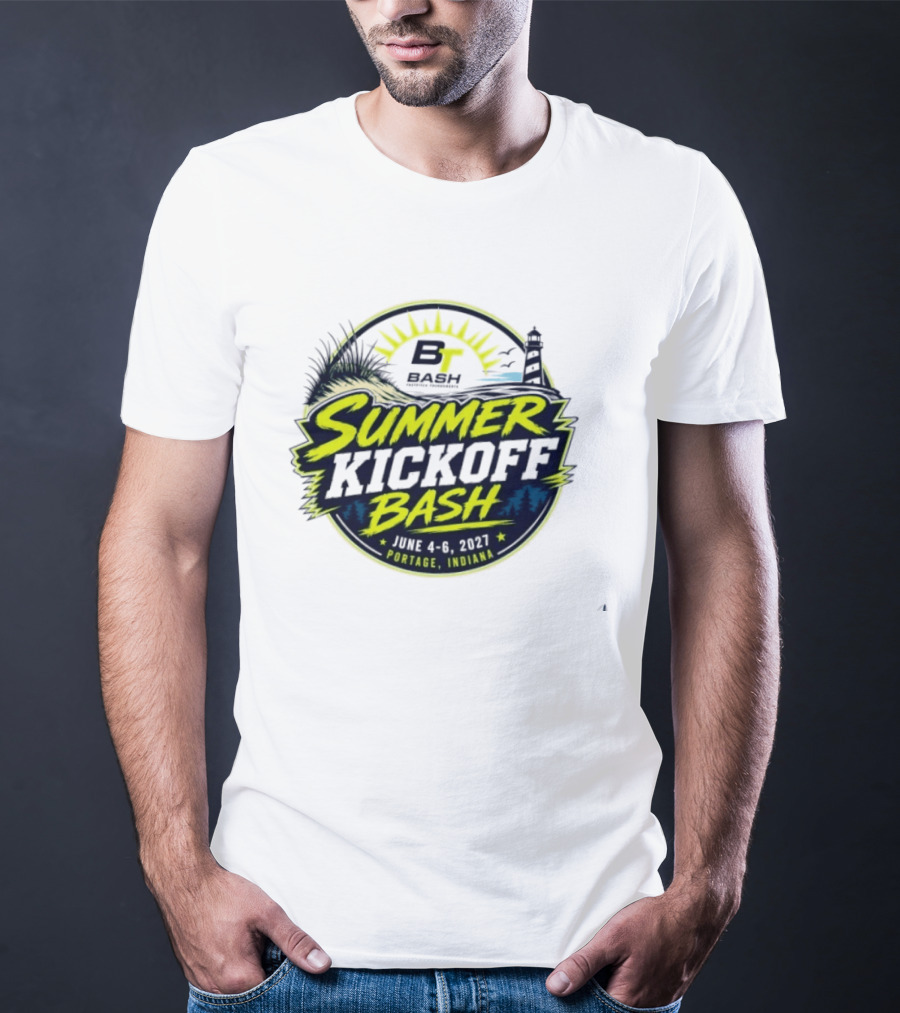 Portage Indiana Summer Kickoff Bash ET Bash Softball Event T-Shirt
