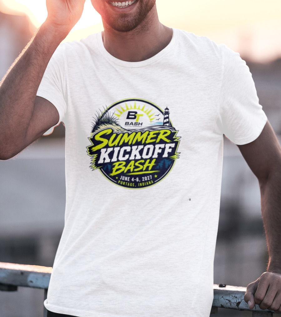 Portage Indiana Summer Kickoff Bash ET Bash Softball Event T-Shirt