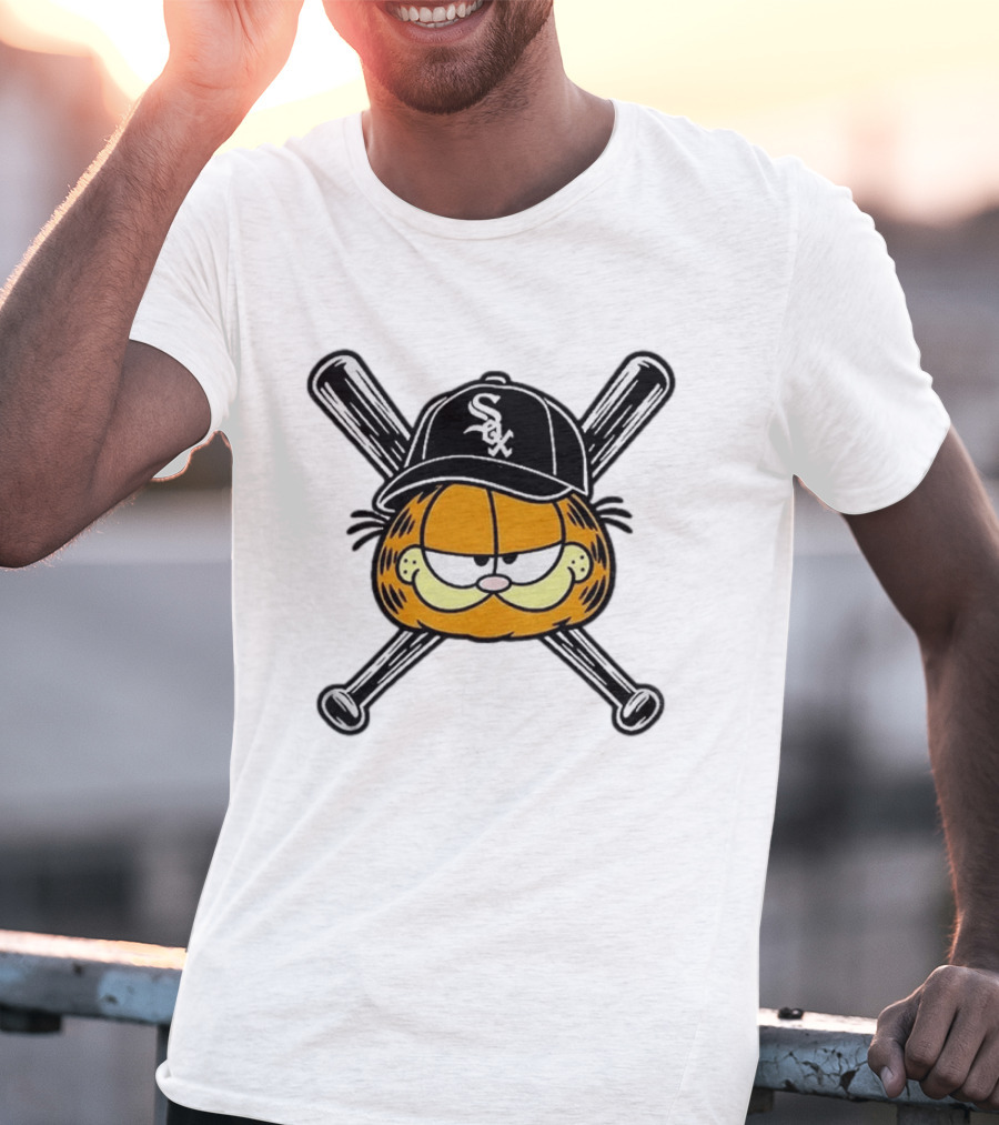 White Sox South Side Garfield Baseball T-Shirt