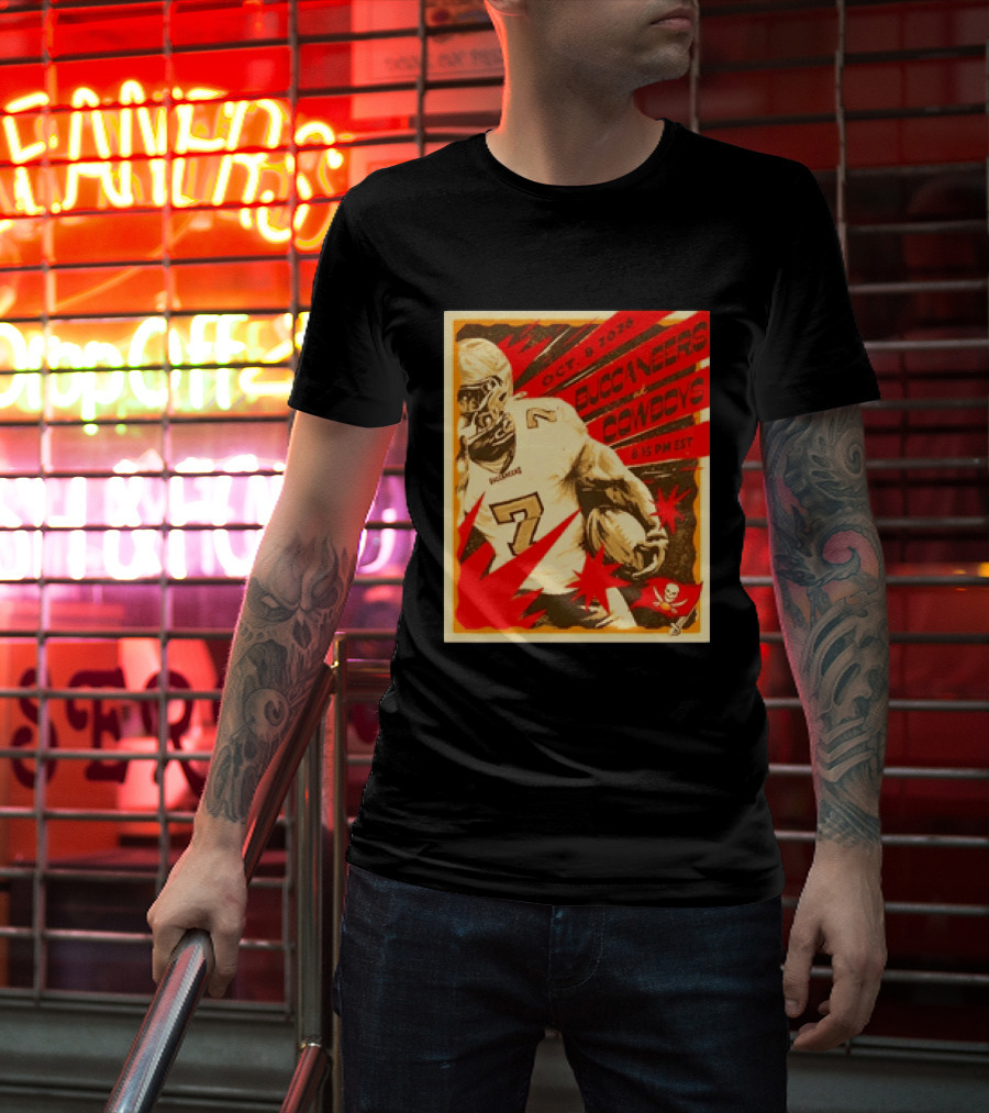 Buccaneers At Cowboys October 8 2026 8:15 PM EST T-Shirt