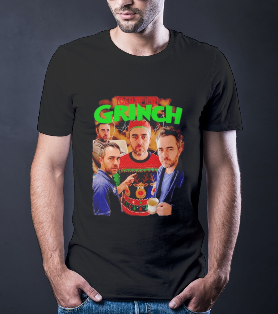 Certified Grinch Holiday Ugly Christmas Sweater Meme T-Shirt