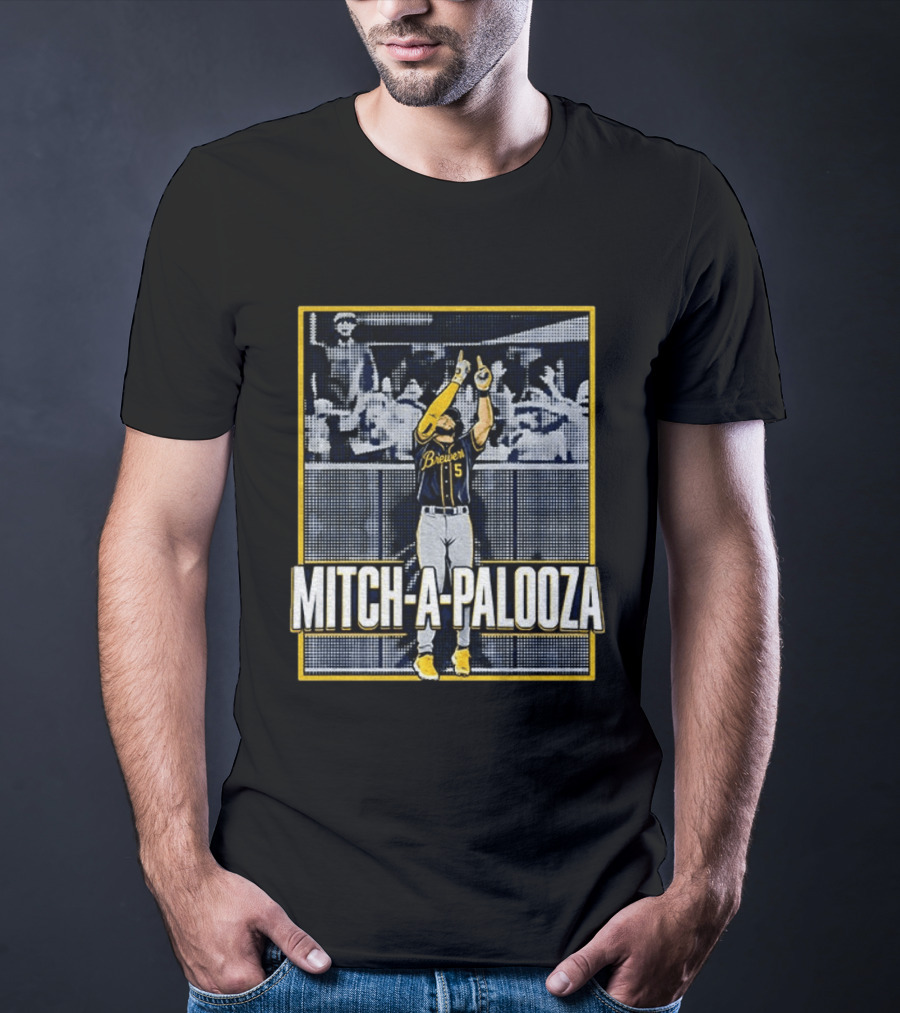 Mitch A Palooza Brewer Iconic Moment Celebration T-Shirt