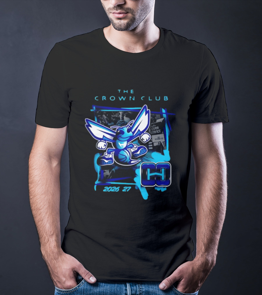 Charlotte Hornets The Crown Club 2026 27 Curb Service HH T-Shirt
