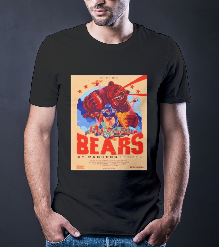 Rivalry Renewed Bears At Packers October 11 Noon CT Ticketmaster T-Shirt