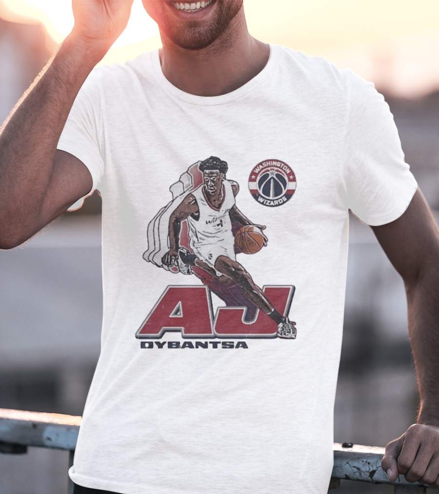 AJ Dybantsa Washington Wizards Basketball Star T-Shirt