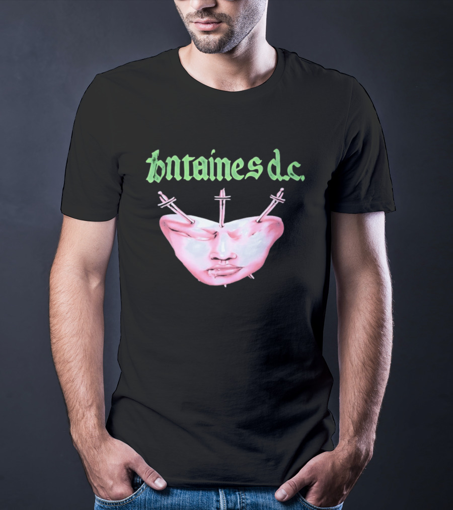 Fontaines DC Dagger Face Irish Post Punk Band T-Shirt