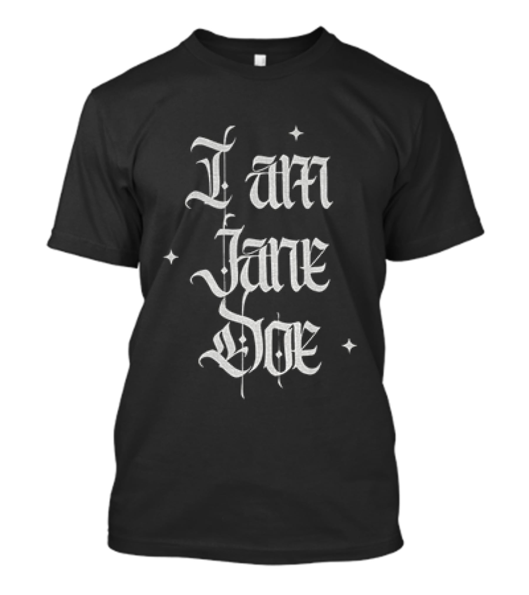 I Am Jane Doe 2026 Political Gothic T-Shirt