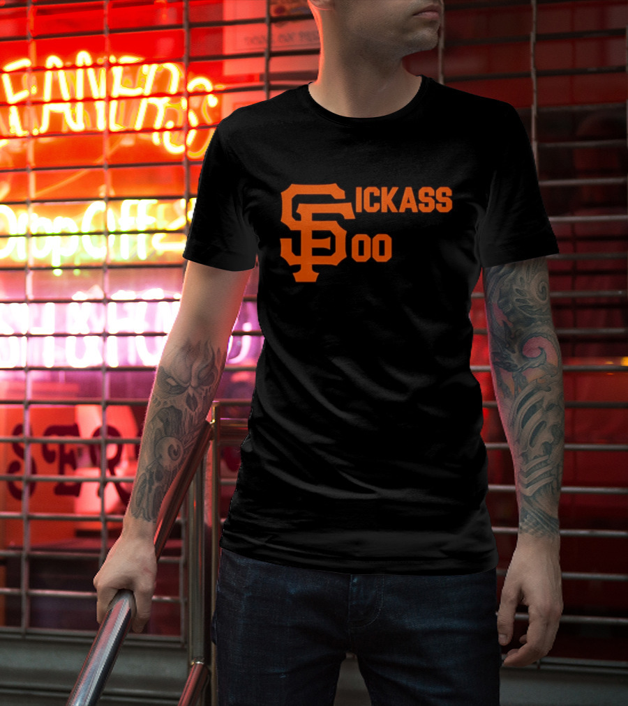 San Francisco Giants Sickass 00 MLB Baseball Team Sports Fan T-Shirt