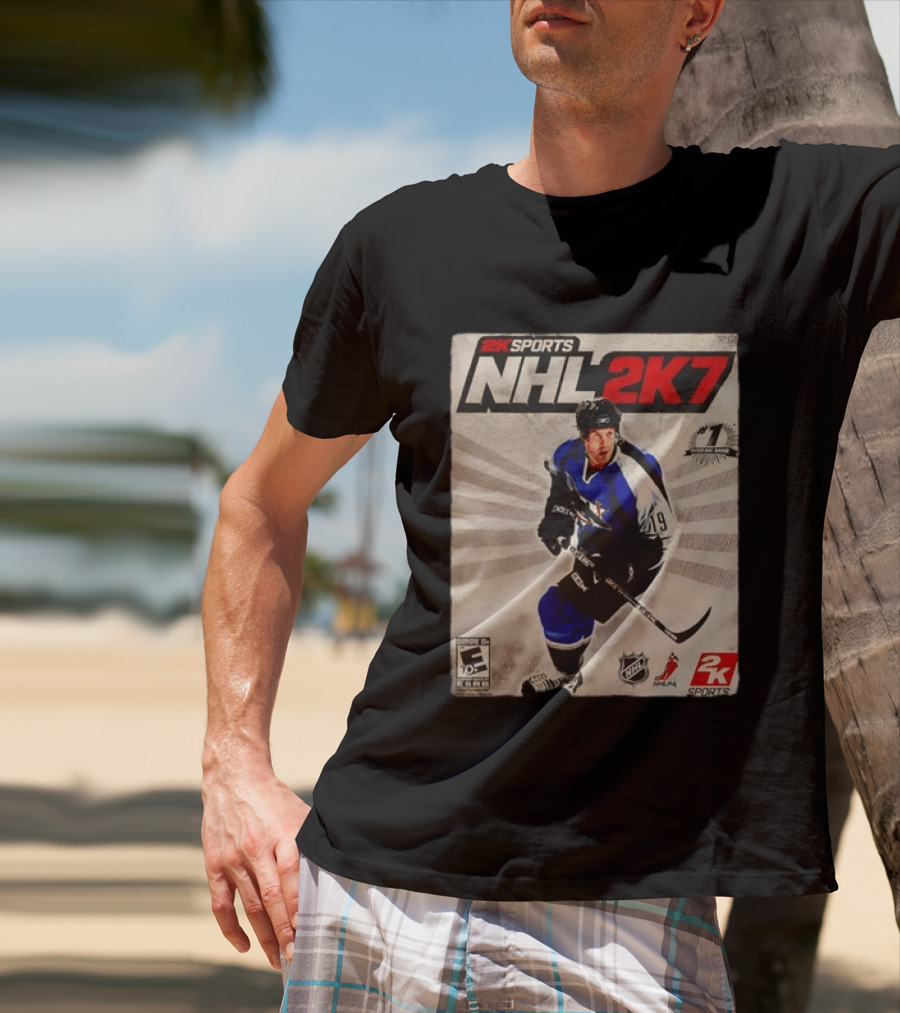 2K Sports NHL 2K7 Joe Thornton 19 Rated Number 1 NHL Game 2007 T-Shirt