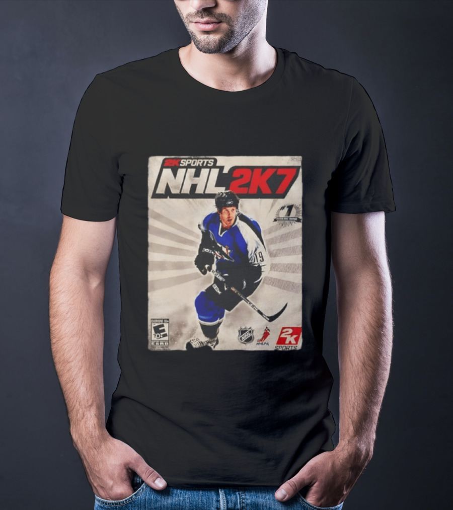 2K Sports NHL 2K7 Joe Thornton 19 Rated Number 1 NHL Game 2007 T-Shirt